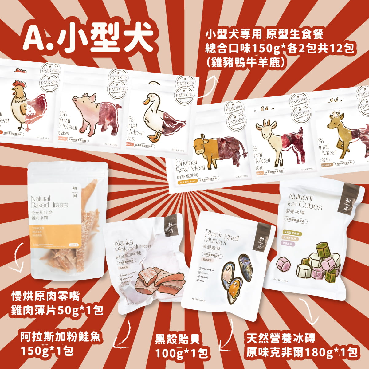 犬用原型生食餐|陪寵開運年菜組